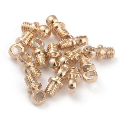 Brass Beads KK-O133-15A-G-1