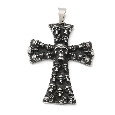 Halloween 304 Stainless Steel Pendants LS-STAS-Z046-01C-AS-1