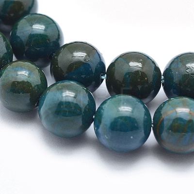 Dyed Natural Gemstone Beads Strands G-F556-8mm-1