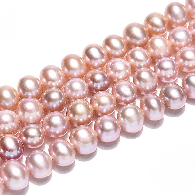 Natural Cultured Freshwater Pearl Beads Strands PEAR-N016-06C-02-1