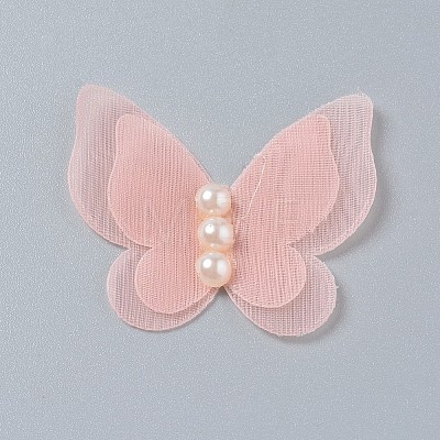 Butterfly Organza Ornaments AJEW-WH0079-F04-1