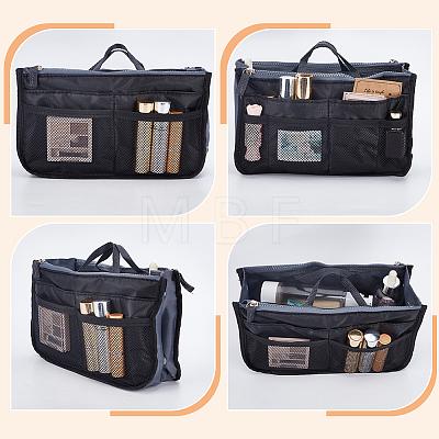 WADORN 2Pcs 2 Colors Purse Multifunctional Organizer Insert FIND-WR0010-69C-1