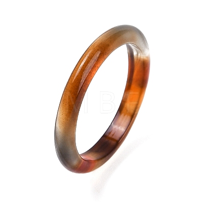 Dyed & Heated Natural Agate Finger Rings for Women RJEW-Z075-01B-1