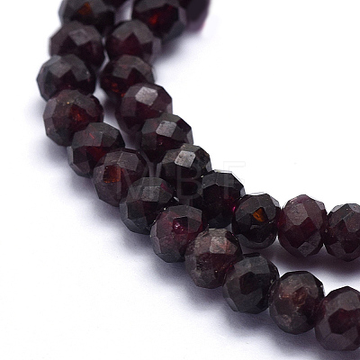 Natural Garnet Beads Strands G-K223-26-5mm-1