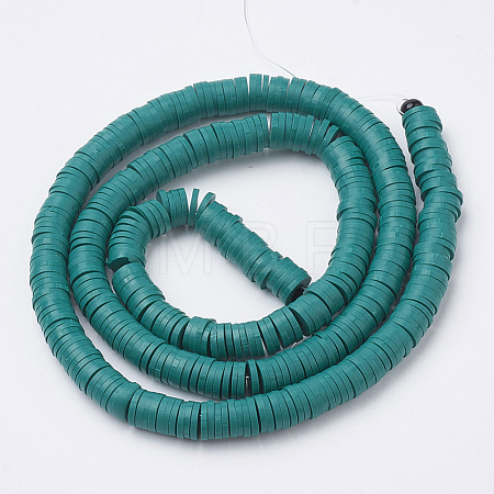Handmade Polymer Clay Beads X-CLAY-R067-4.0mm-07-1