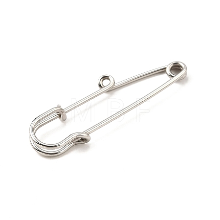 304 Stainless Steel Safety Pins Brooch Findings STAS-K252-05A-P-01-1
