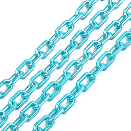 Acrylic Opaque Cable Chains PACR-N009-002C-1