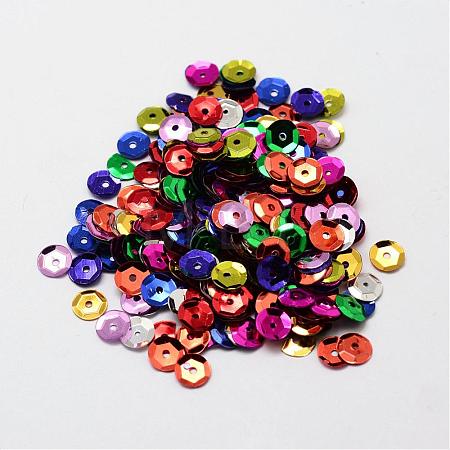 Plastic Paillette Beads PVC-A001-5mm-M-1