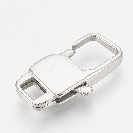 Tarnish Resistant 304 Stainless Steel Lobster Claw Clasps STAS-T033-28D-1