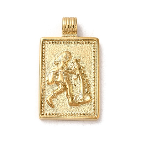 304 Stainless Steel Pendants STAS-L022-306G-11-1