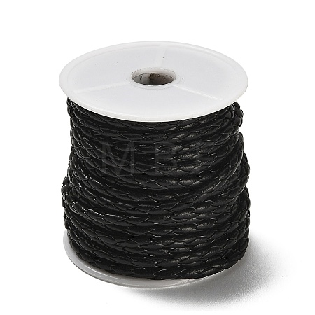 4-Ply Round Imitation Leather Braided Cord LC-XCP0001-06-1