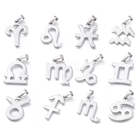 304 Stainless Steel Pendants STAS-L210-06-P-1