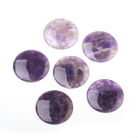 Natural Amethyst Cabochons G-L553-22B-1