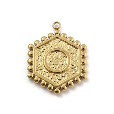 201 Stainless Steel Pendants STAS-R227-01O-G-1