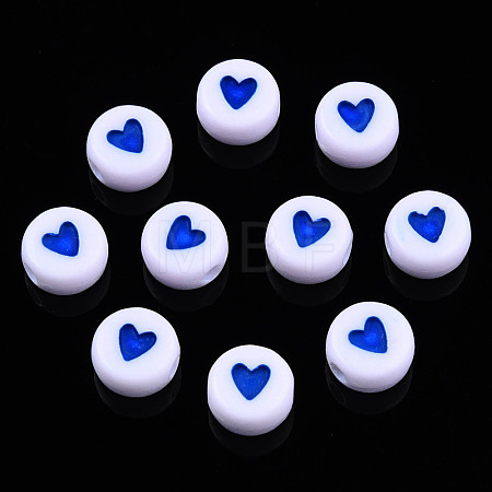 Opaque Acrylic Beads MACR-N008-57B-1