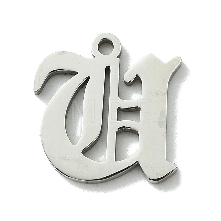 Non-Tarnish 201 Stainless Steel Pendants STAS-B055-01P-U-1