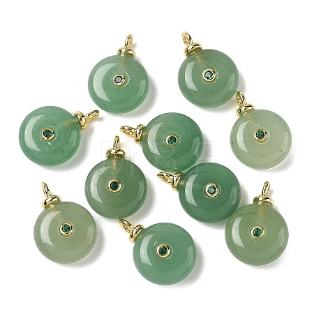 Natural Green Aventurine Pendants G-H328-08G-A06-1