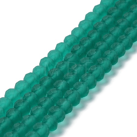Transparent Glass Beads Strands X-EGLA-A034-T8mm-MD18-1