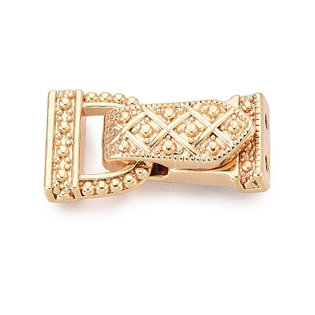 Brass Magnetic Fold Over Clasps KK-Q074-16G-1