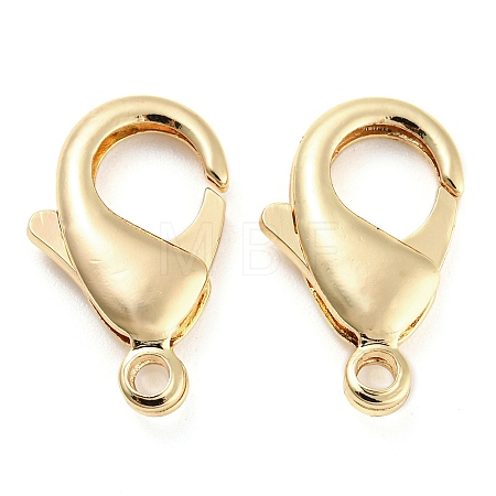 Brass Lobster Claw Clasps KK-Q789-04G-1