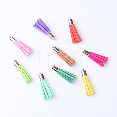 Faux Suede Tassel Pendant Decorations FIND-T004-B-1