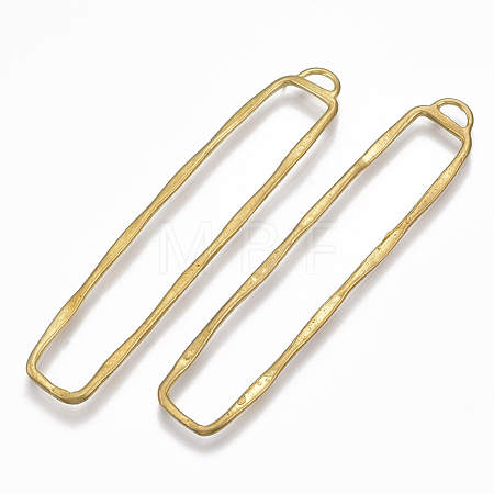 Brass Filigree Big Pendants KK-T040-023-NF-1