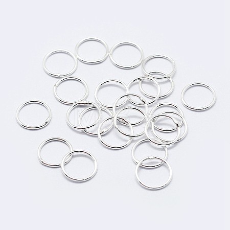 925 Sterling Silver Soldered Closed Jump Rings STER-F036-03S-1x7-1