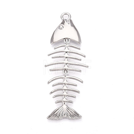 Brass Big Pendants KK-N268-02P-1