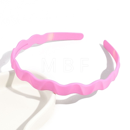 Plastic Wavy Hair Bands for Girls Women PW-WG53FC4-16-1