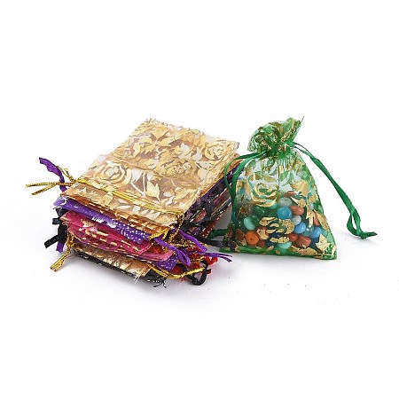 Printed Organza Bags X1-OP-R024-7x9-M-1