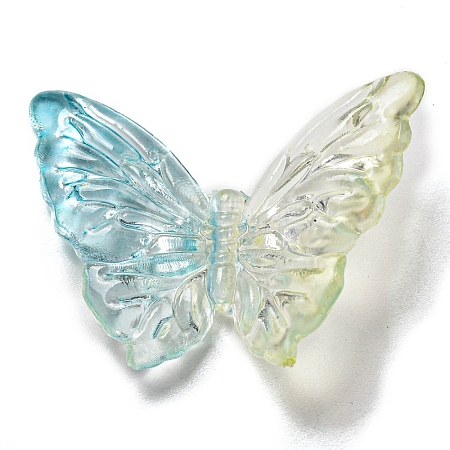 Two Tone Transparent Acrylic Beads LS-X-OACR-E041-06D-1