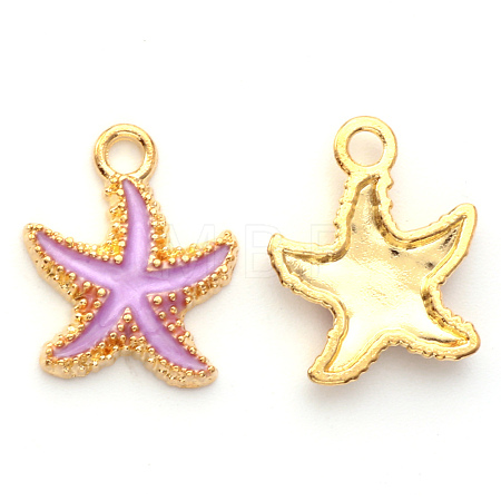 Alloy Enamel Pendants ENAM-S121-023E-1