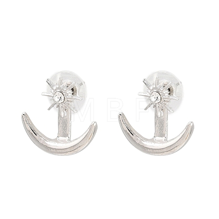 Women's Alloy Stud Earrings AL-CBA3C8B-01P-1