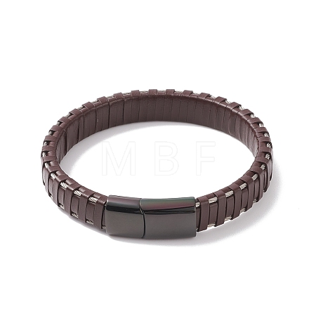 Leather Cord Bracelets BJEW-E352-11D-B-1