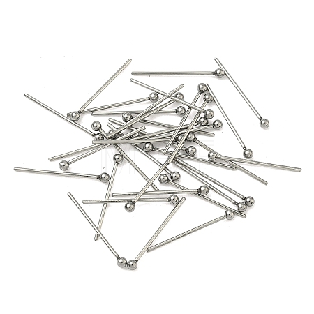 Tarnish Resistant 304 Stainless Steel Ball Head pins STAS-M010-18mm-01-1