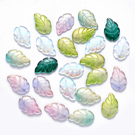 Transparent Glass Pendants GLAA-T016-10-1