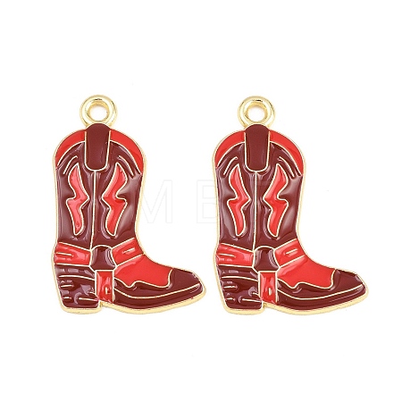 West Cowboy Theme Alloy Enamel Pendants LS-ENAM-L056-01D-03-1