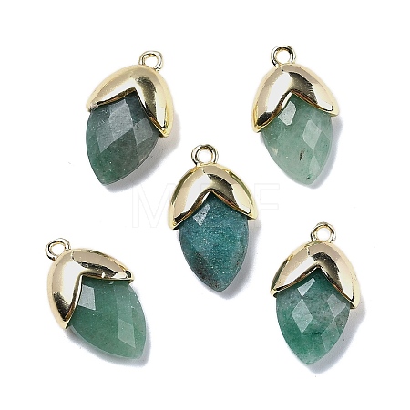 Natural Green Aventurine Pendants G-U019-03A-09-1
