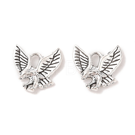 Tibetan Style Alloy Pendants TIBEP-20305-AS-R-1