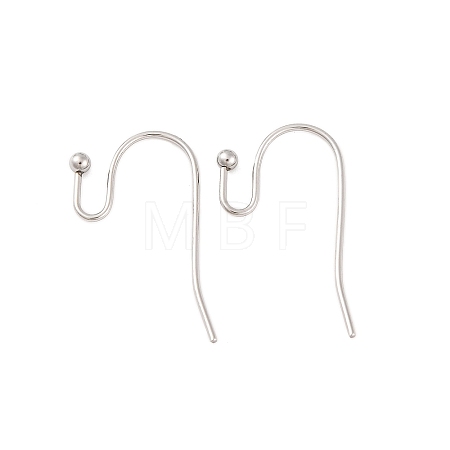 Tarnish Resistant 316 Surgical Stainless Steel Earring Hooks STAS-I045-03-1