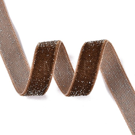 Glitter Sparkle Single Face Velvet Ribbon SRIB-Q023-01A-12-1