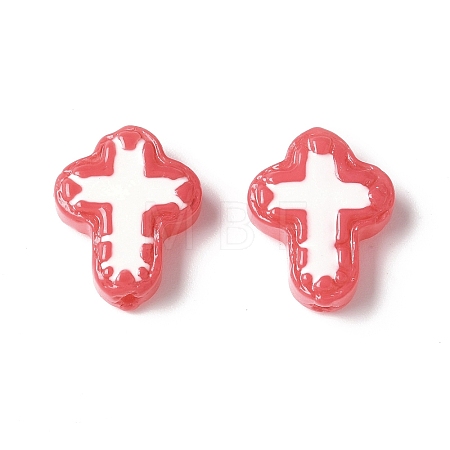 Baking Paint Glass Enamel Beads BLOW-D300-06C-1