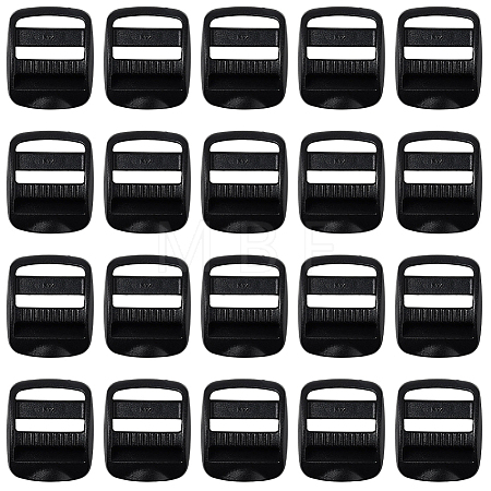 30Pcs Plastic Ladder Lock Slider Buckles KY-CY0001-23A-1