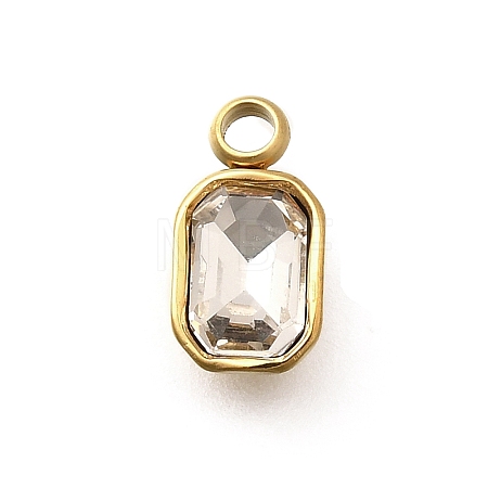 304 Stainless Steel Pendants STAS-Q346-03G-10-1