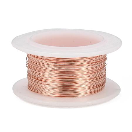 Round Copper Jewelry Wire CWIR-I002-0.4mm-RG-NR-1