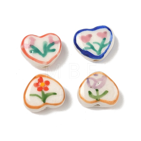 Handmade Porcelain Beads PORC-D011-01-1