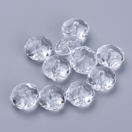 Transparent Acrylic Beads TACR-Q258-14mm-V01-1
