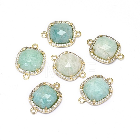 Natural Amazonite Links connectors G-L514-019E-1
