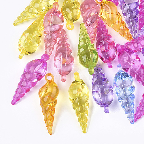 Transparent Acrylic Pendants X-TACR-S133-073-1