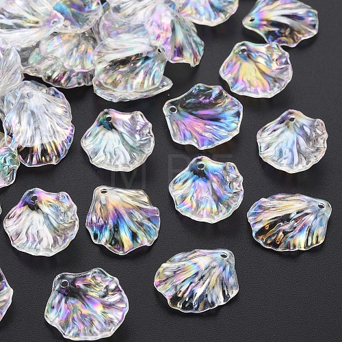 Transparent Acrylic Pendants MACR-S373-73-C02-1